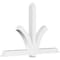Ekena Millwork Redmond Architectural Grade PVC Gable Bracket, 96"W x 60"H x 6"D x 6"F, 15/12 Pitch GBP096X60X0606RED00 - alternate 1